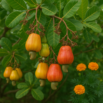 Cashew: The Nut-Rich Tropical Tree for Home Gardens and Farms