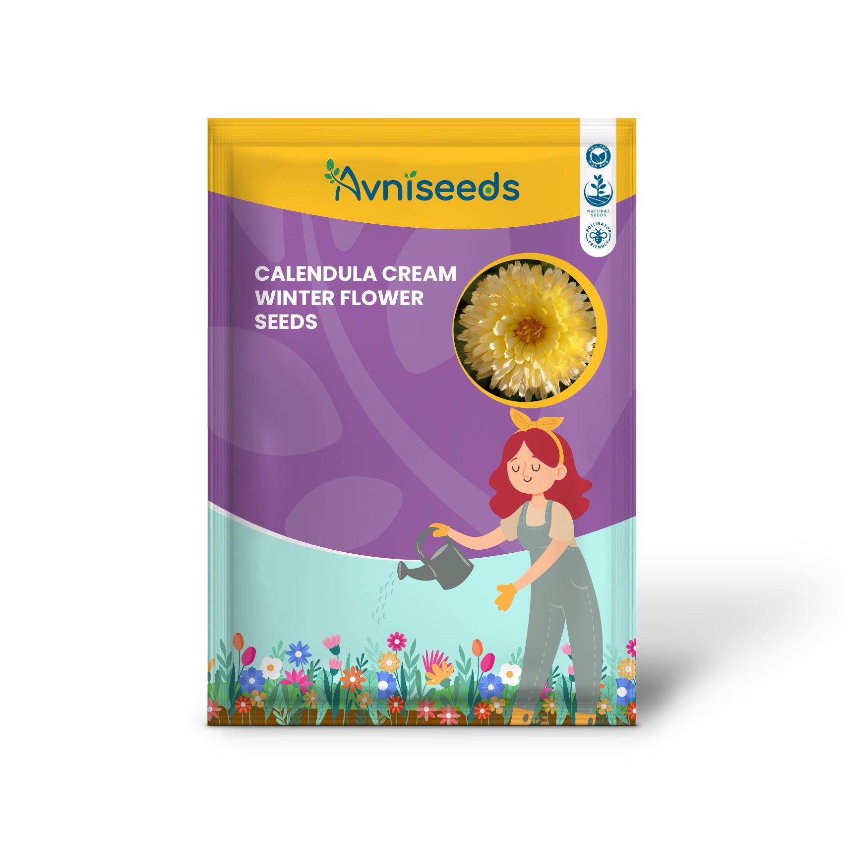 Calendula Cream Winter Flower Seeds