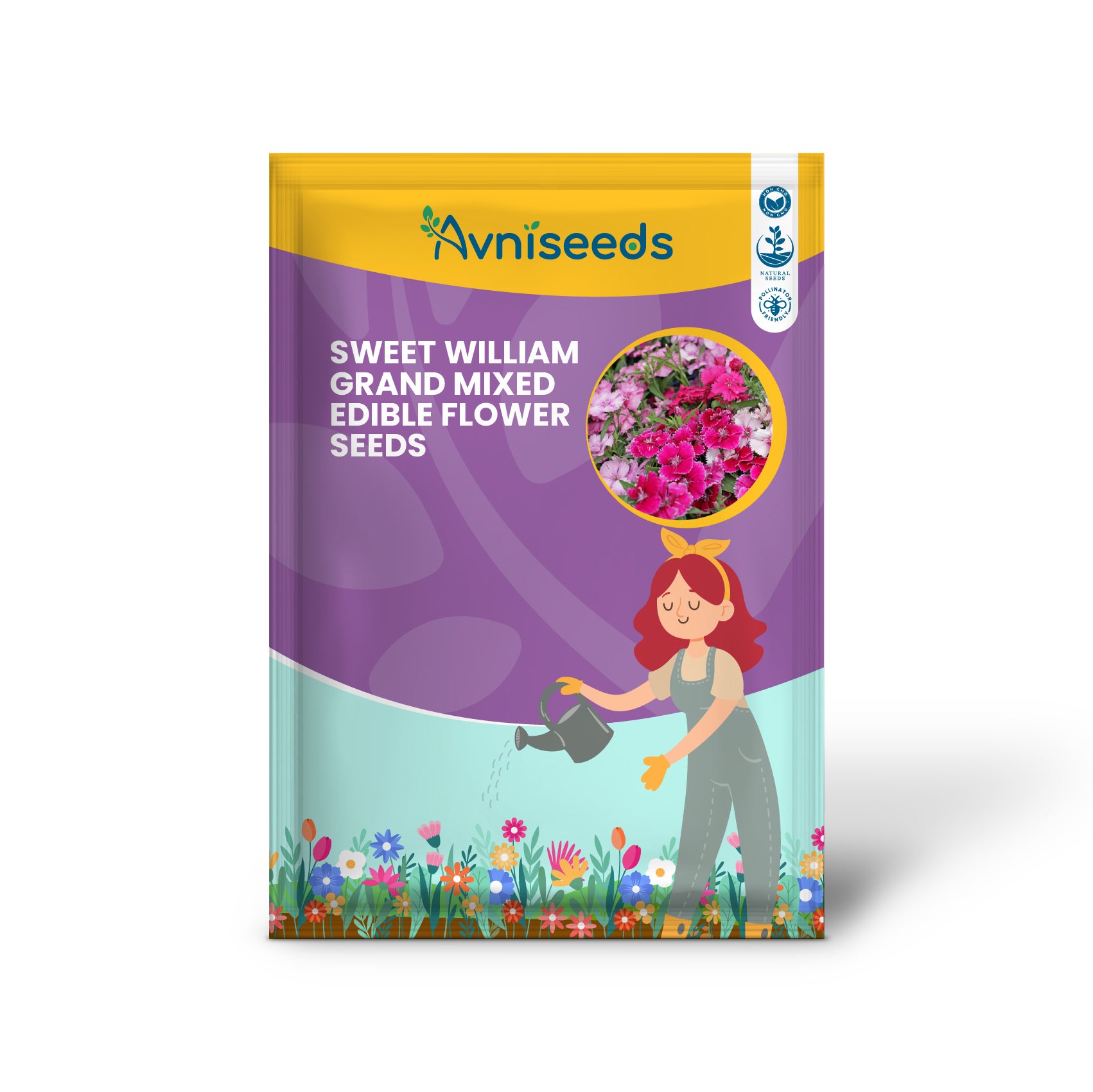 Sweet William Grand Mixed Edible Flower Seeds