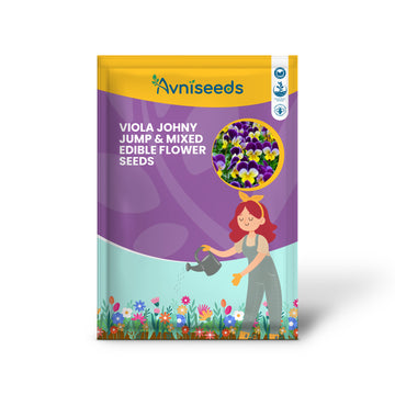 Viola Johny Jump & Mixed Edible Flower Seeds
